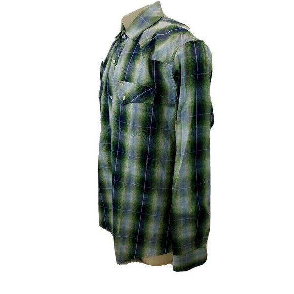 Rafter Cowboy Collection Pearl Snap Long Sleeve XL - Picture 4 of 10